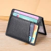 New leather driver's license storage card case, ultra-thin card holder, multi-position driver's license protection case, women's thin, men's wholesale Specification image